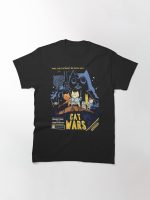 Cat Wars Funny Parody Printed T-Shirt