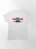 Top Gun Because I was Inverted Printed T-Shirt
