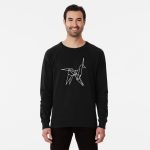 Blade Runner Origami Unicorn White Lightweight Sweatshirt
