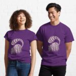 Inside wonderland (cheshire cat) Printed T-Shirt