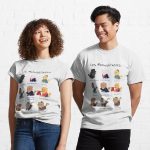 Mens My Favorite Cute Les Miserables Cat Pun Gifts Music Fans Printed T-Shirt