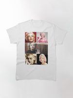 Marilyn Monroe American actress Vintage Aesthetic Photos Collage - 2 Printed T-Shirt