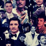 Pedro Pascal Dark Tint Collage Fan Art - Tinted Version - Design 5 Printed T-Shirt
