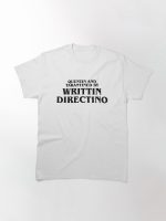 Quentin and Tarantined by Writtin Directino Printed T-Shirt