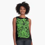 Old Friends - Green Sleeveless Top