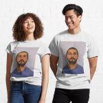 Shia Labeouf Mugshot Printed T-Shirt