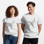 Blade Runner Origami Unicorn Printed T-Shirt
