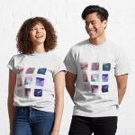 Barbie Movie Backgrounds  Printed T-Shirt