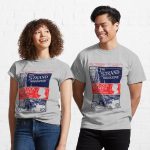 Sherlock Quotes 221B Baker St. British Detective Vintage Literary Gifts Printed T-Shirt