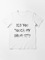 Drum Set Black Essential T-Shirt