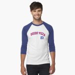 Deeds Pizza Baseball ¾ Sleeve T-Shirt