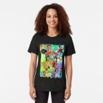 Andaz Apna Apna doodle mashup - Inkt India Tri-blend T-Shirt
