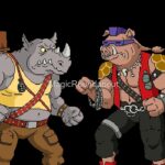 Bebop Rocksteady - Funny big print Graphic T-Shirt