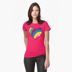 Fat Hearts Fitted T-Shirt