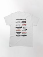 Classic Movie Cars Printed T-Shirt