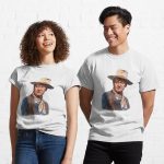 John Wayne "The Duke" - Watercolor Printed T-Shirt