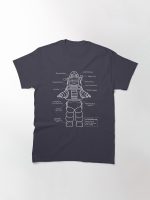 Robot Anatomy Printed T-Shirt