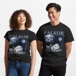 NeverEnding Design Story Movies -FALKOR   Printed T-Shirt