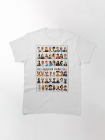 Wes Anderson Characters Printed T-Shirt