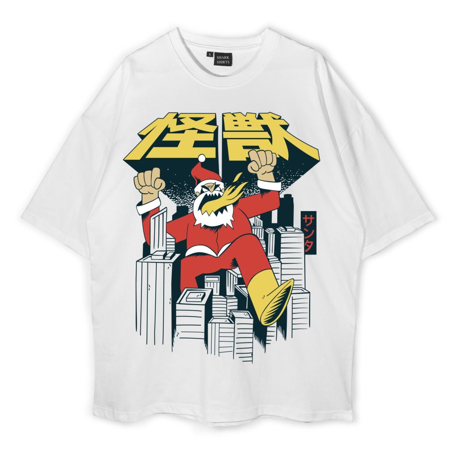 Angry Santa Oversized T-Shirt