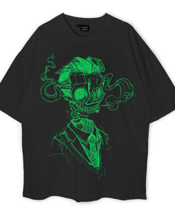 Angry Skull Oversized T-Shirt