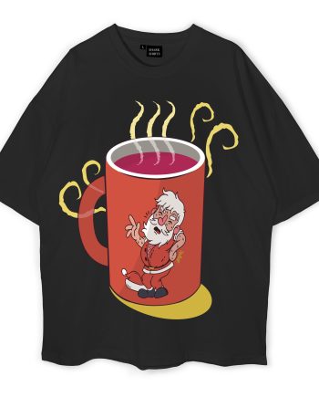 Bad Back Santa Mug Oversized T-Shirt
