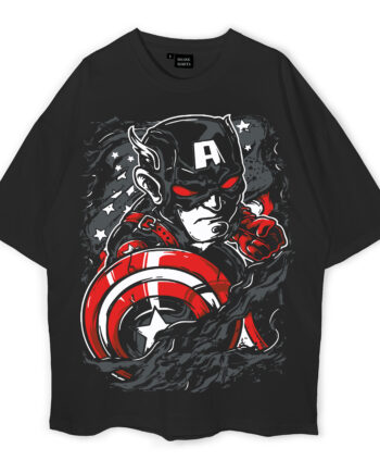 Captain America Marvel Oversized T-Shirt