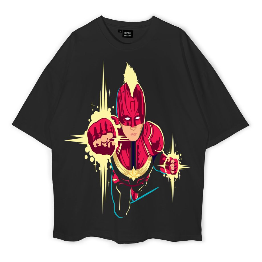 Captain Marvel Oversized T-Shirt2