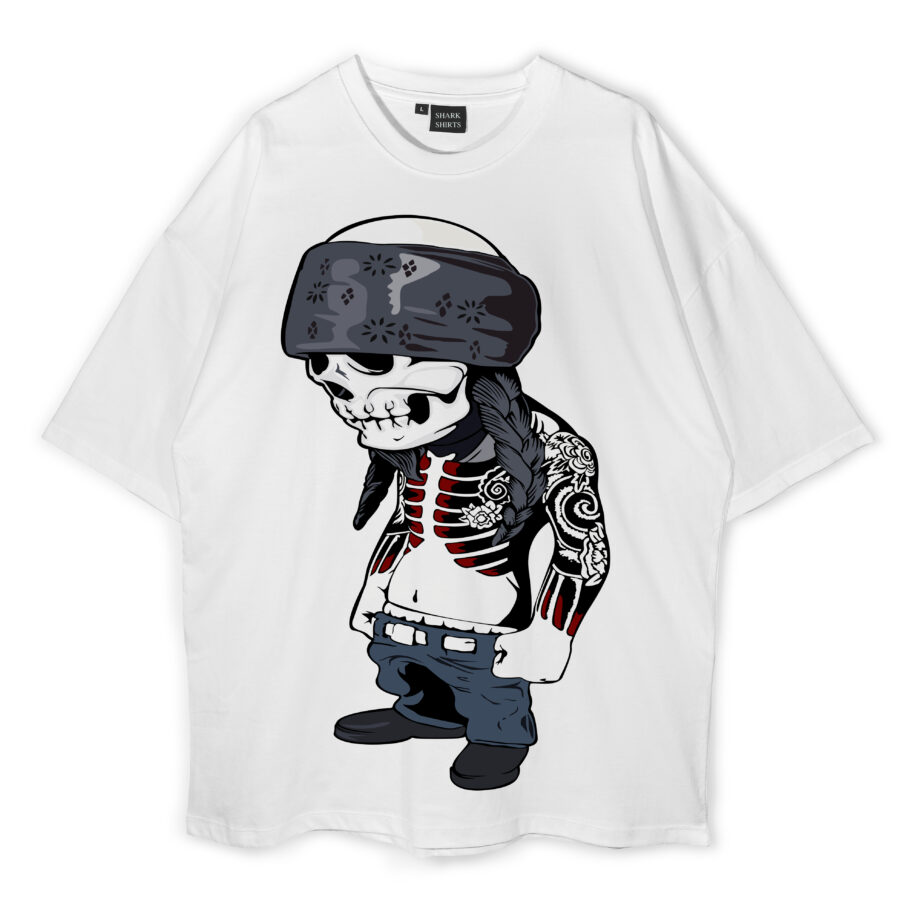 Cholo calavera Oversized T-Shirt