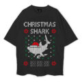 Christmas Sharks Oversized T-Shirt