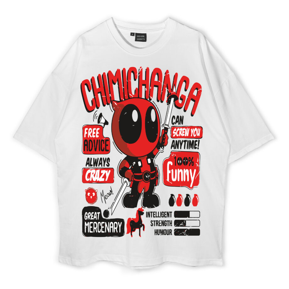 Deadpool Oversized T-Shirt