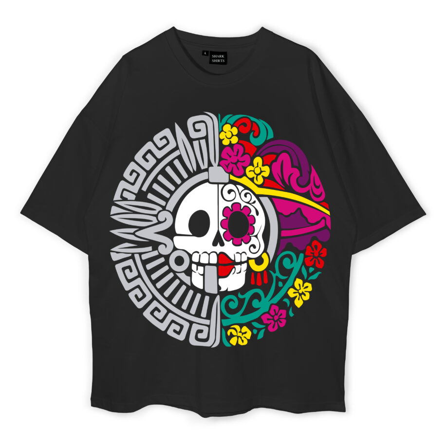 Día De Los Muertos Oversized T-Shirt