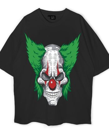 Evil Clown Teepublic Oversized T-Shirt