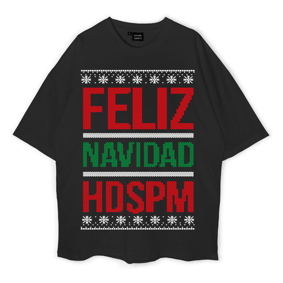 Feliz Navidad Oversized T-Shirt