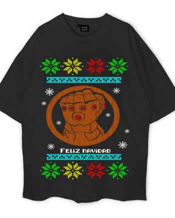 Feliz Navidad Oversized T-Shirt