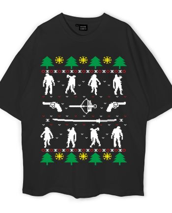 Férfi Póló Karácsonyi Oversized T-Shirt