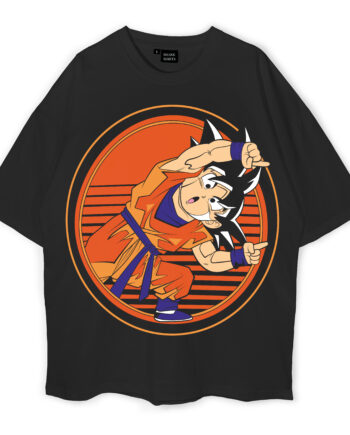 Goku And Vegeta Oversized T-Shirt