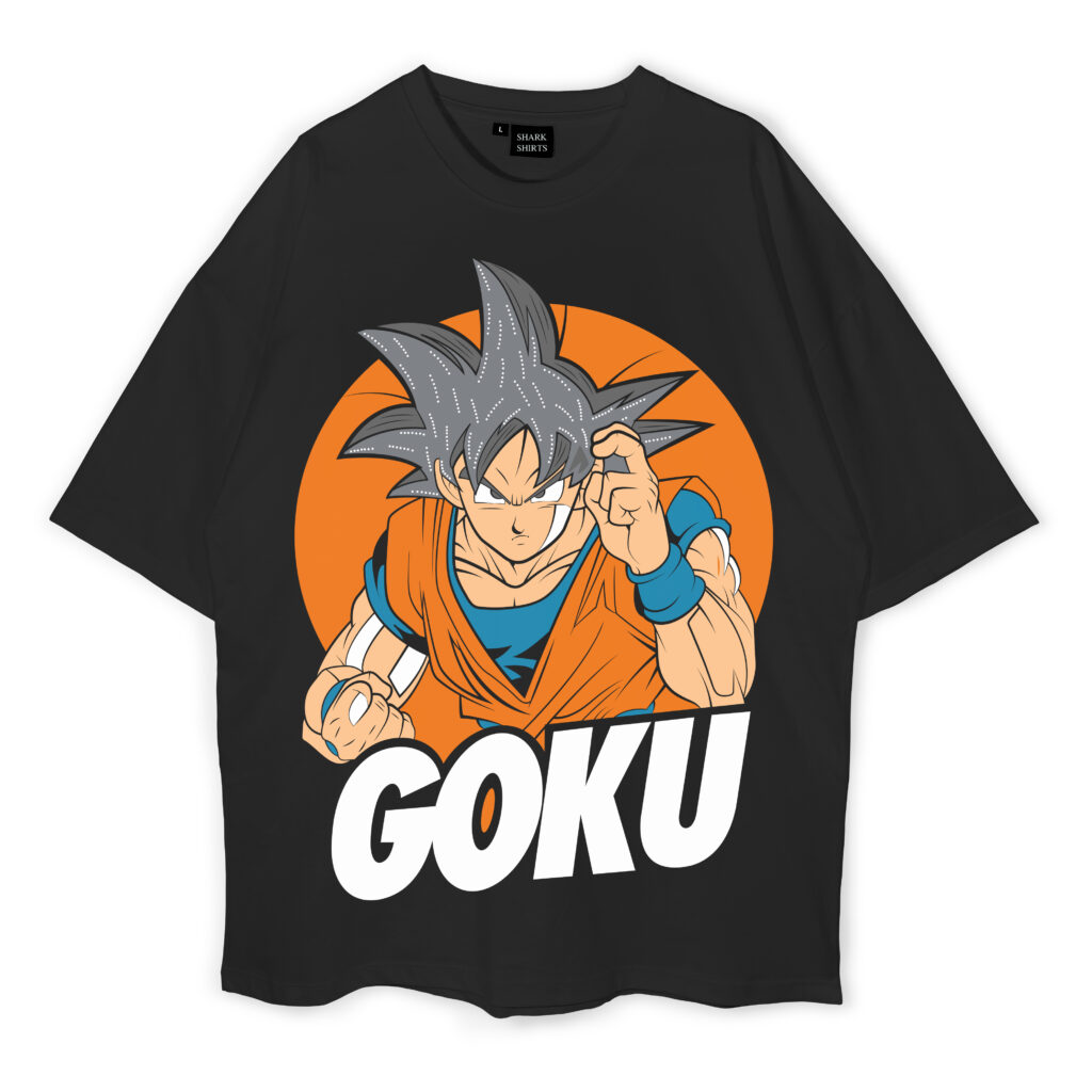 Goku Oversized T-Shirt - Shark Shirts