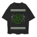 Green Pentagram Oversized T-Shirt