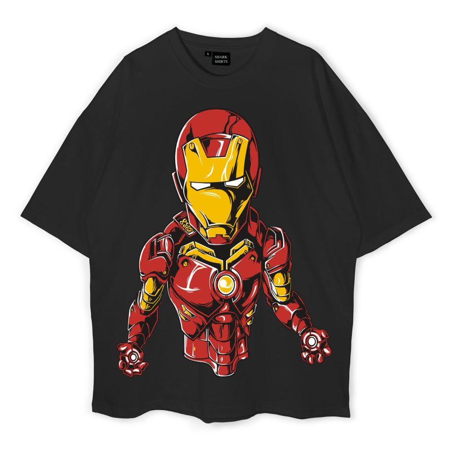 Iron Man Oversized T-Shirt - Image 3