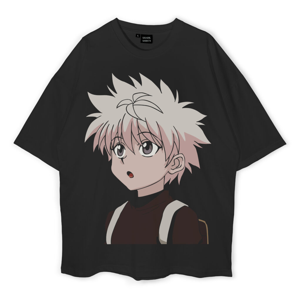 Killua Zoldyck Oversized T-Shirt - Shark Shirts