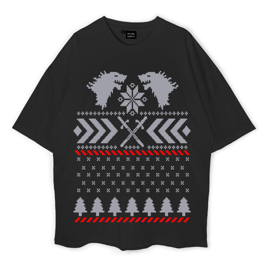 Lost Gods Ugly Christmas Oversized T-Shirt