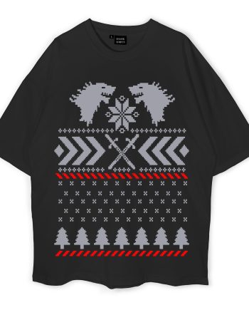 Lost Gods Ugly Christmas Oversized T-Shirt