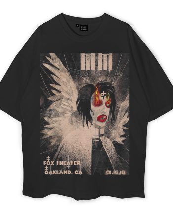 MM Oversized Black T-Shirt