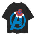 Marvel Logo Avenger Oversized T-Shirt