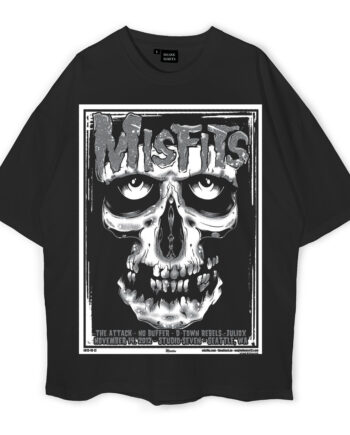 Misfits Oversize Black T-Shirt