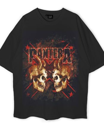 Pantera Oversized Black T-Shirt