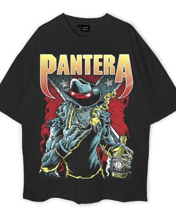 Pantera Oversized Black T-Shirt