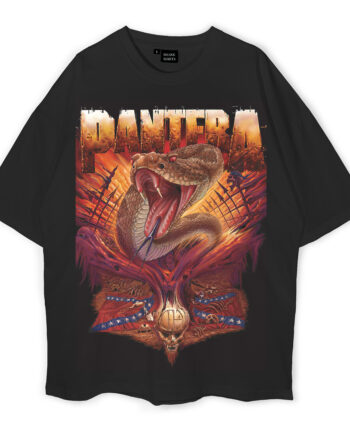Pantera Oversized Black T-Shirt