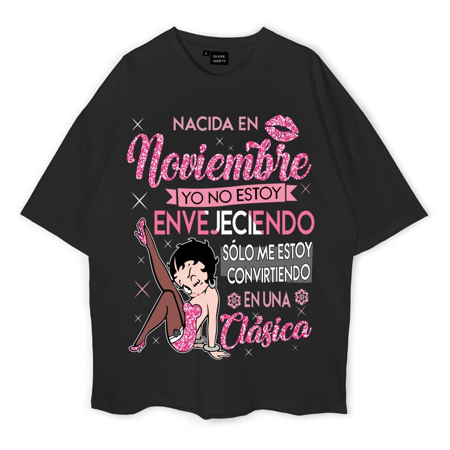Poster Betty Boop Oversized T-Shirt